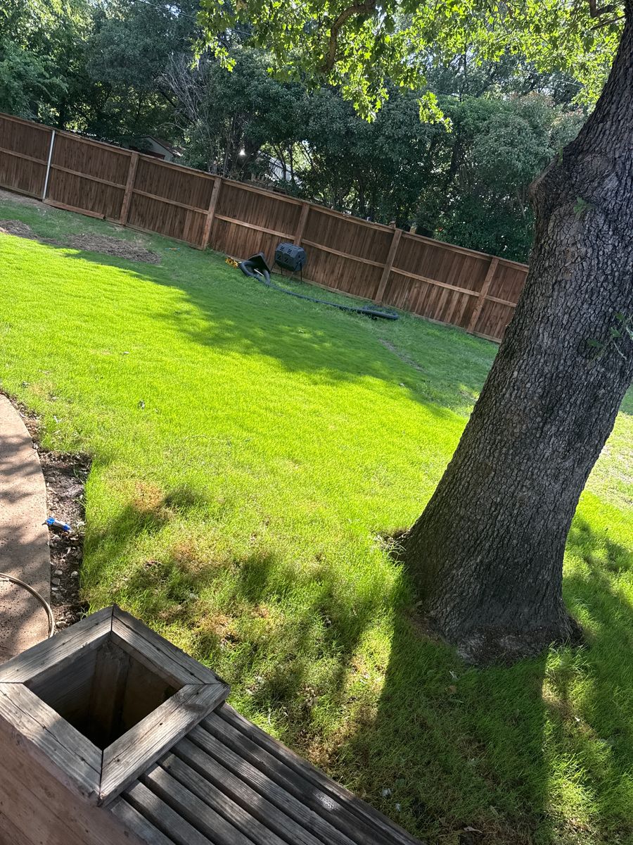 Yard Grading or Leveling for Light It Up AV and Turf in Keller, TX