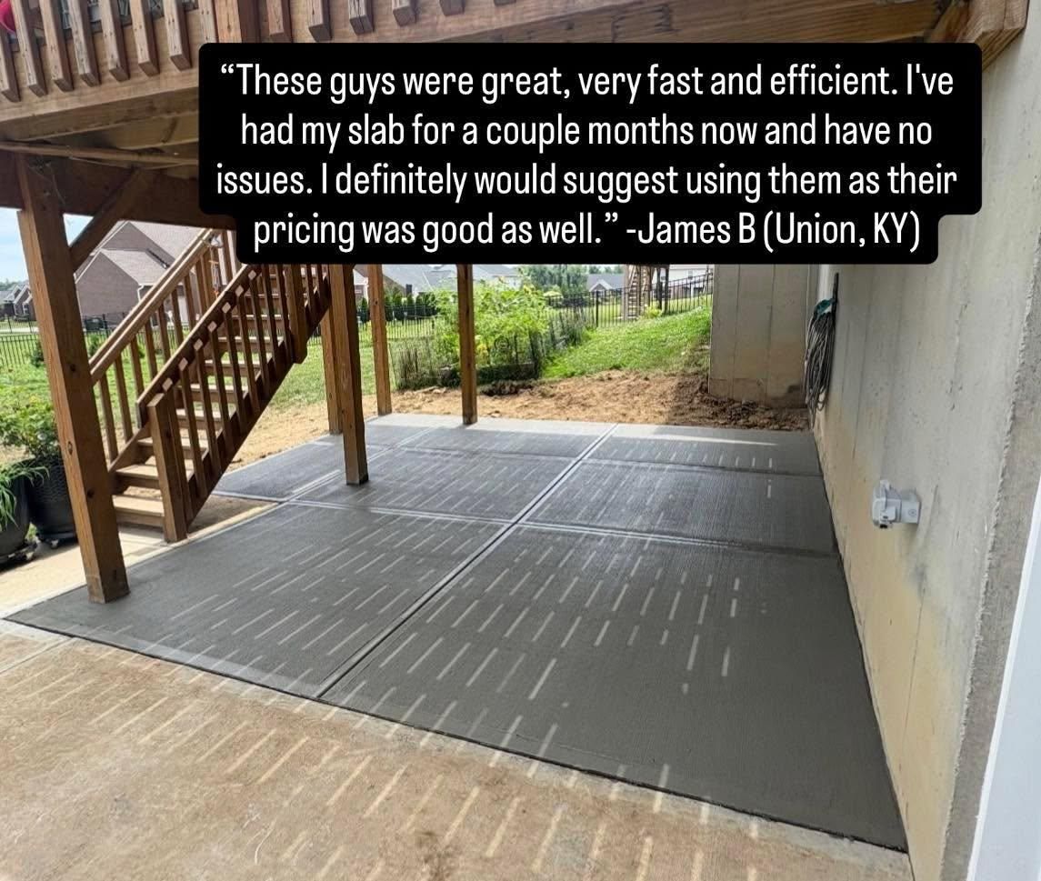 Concrete Slab Construction for Tanenbaum Services & Concrete in Florence, KY