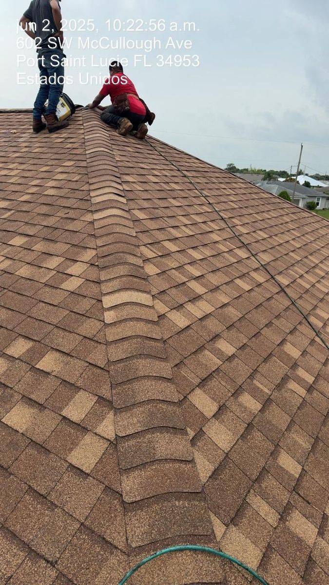 Roof Replacement for Ridgecap Roofing in Port St. Lucie, FL