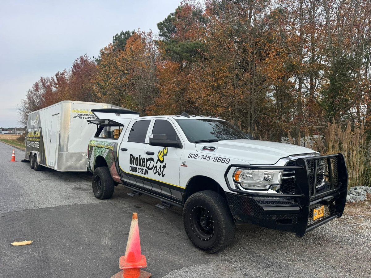 Fall Clean Up for Broker Post Ground Crew in Sussex County, DE