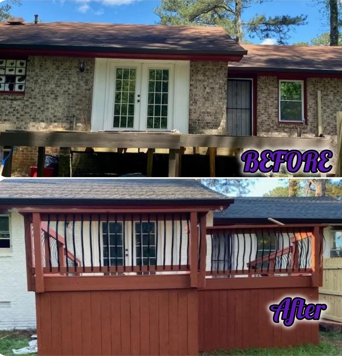 Deck Construction for All Out Construction in Atlanta, GA