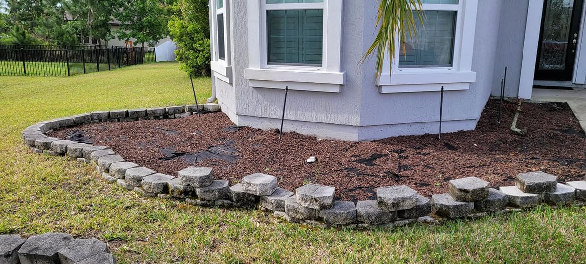 Mulch Installation for Tyson’s Full Service Lawn Care in Starke, FL