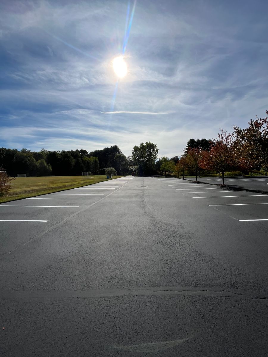 Striping for Cates Sealcoating and Striping in Charlton, MA