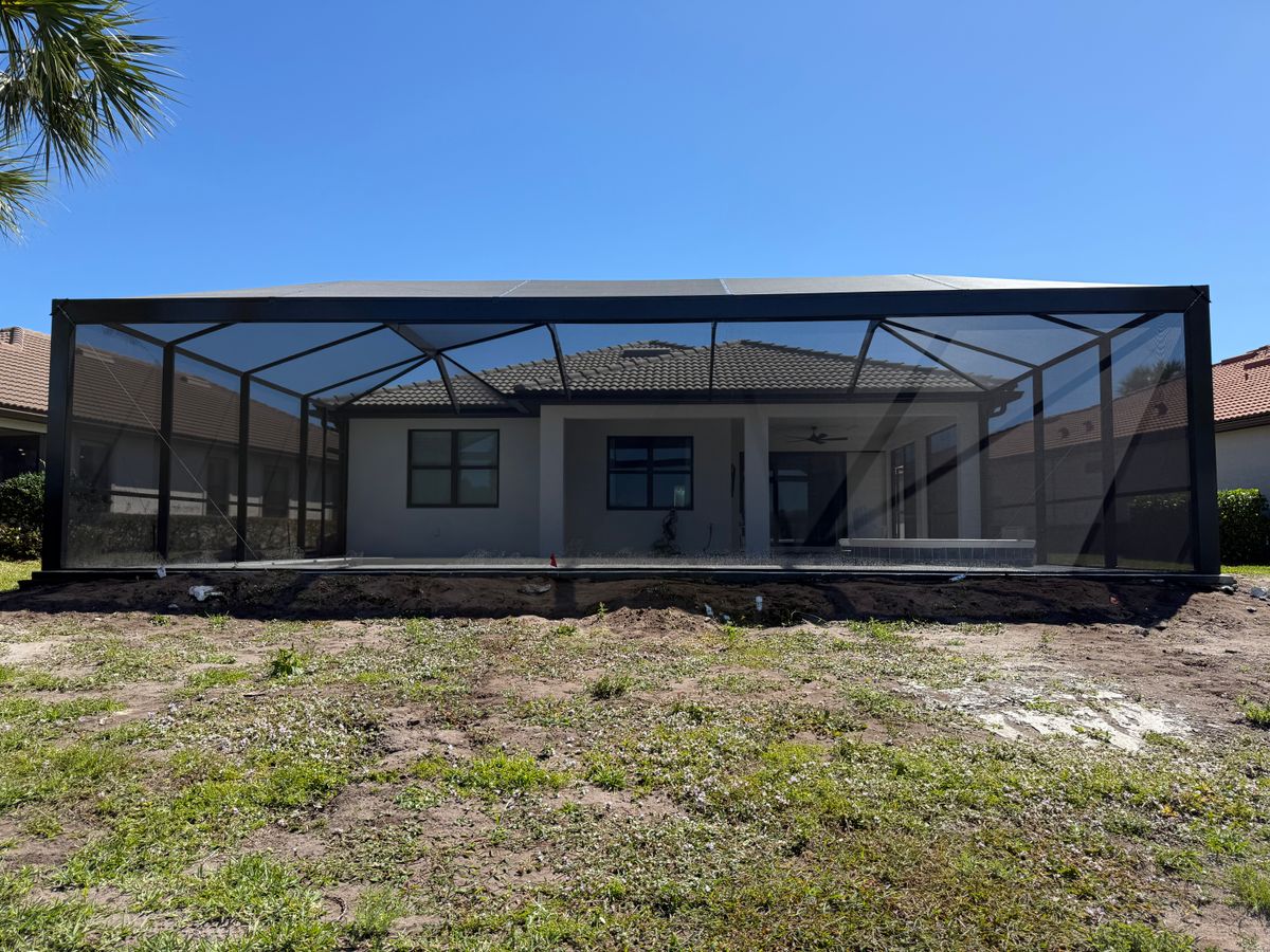 Screen Enclosures for WIP Hurricane Protection and Screening in Palm Bay, FL