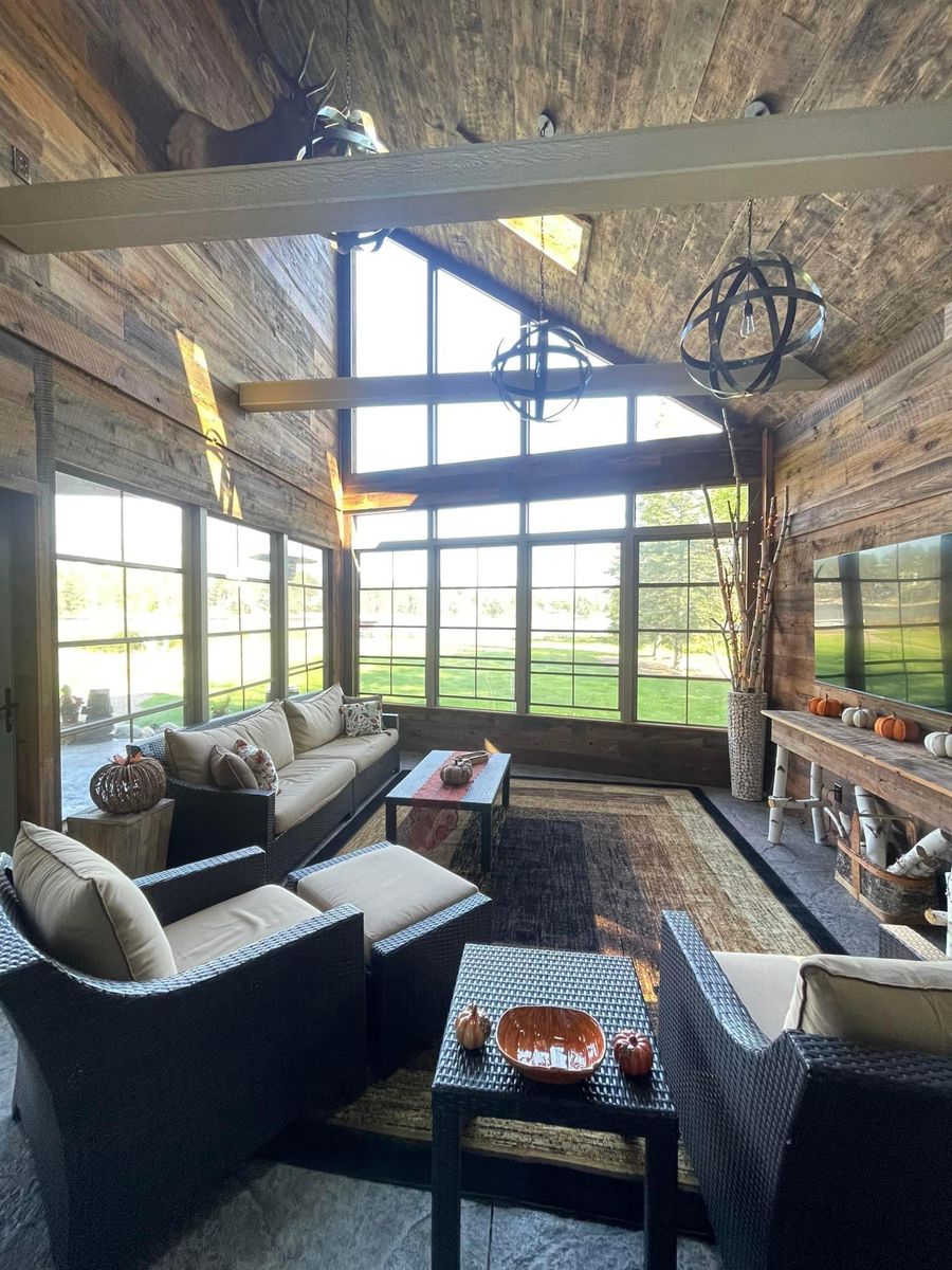 Sun Room Building for Tru Frame Outdoor Structures in Menasha, WI