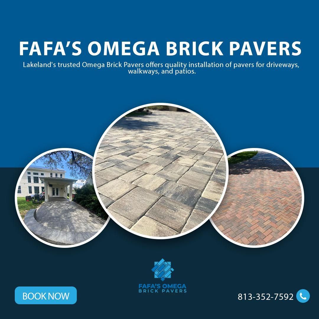 Paver Walkways  for Fafa's Omega Brick Pavers in Lakeland, FL