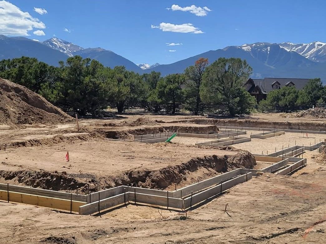 Foundation Laying for Keith Alan Peterson Home Innovation LLC in Buena Vista, CO