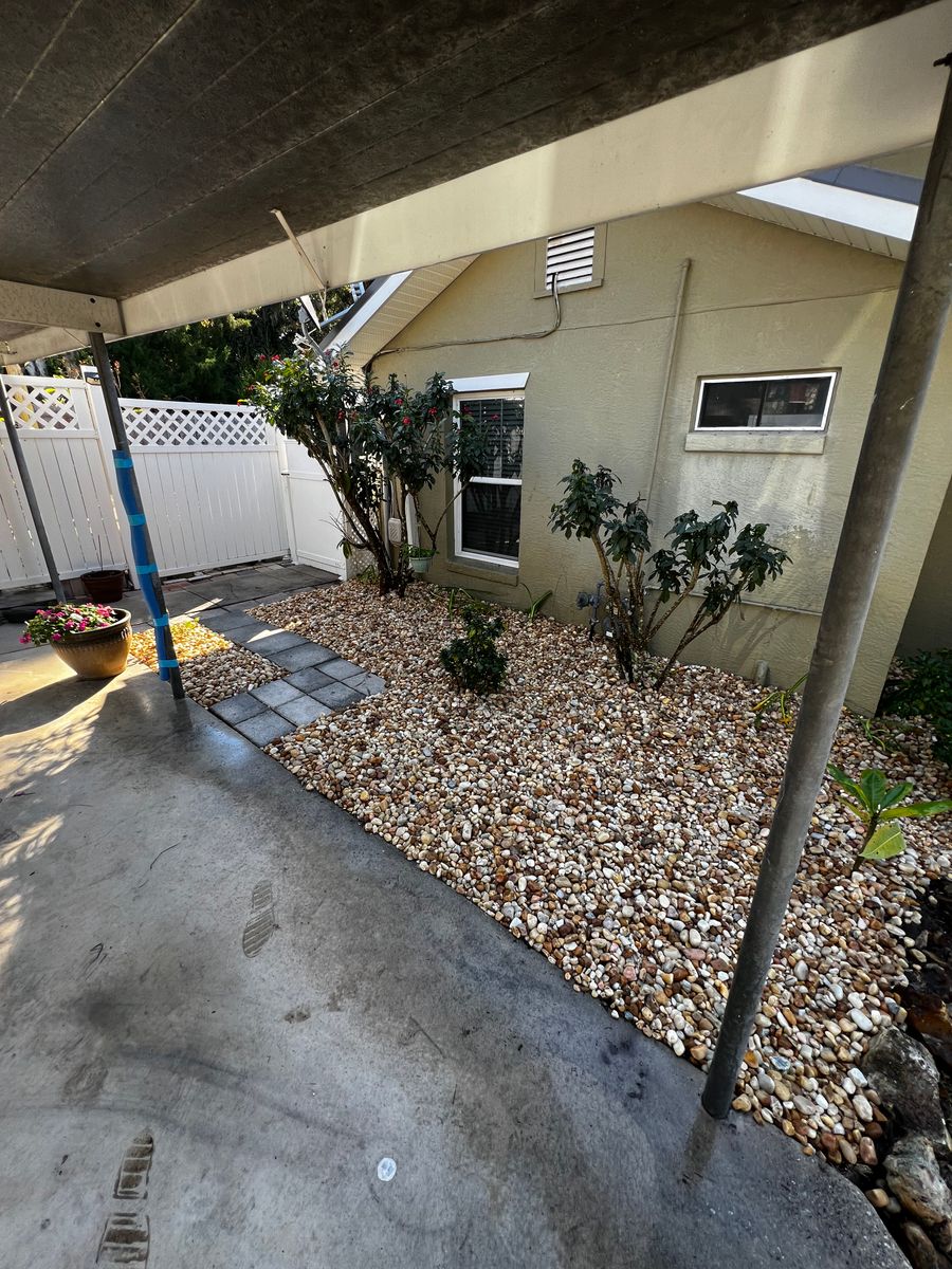 Landscape Installation for Browne’s Yard Creations in Fruitland Park, FL