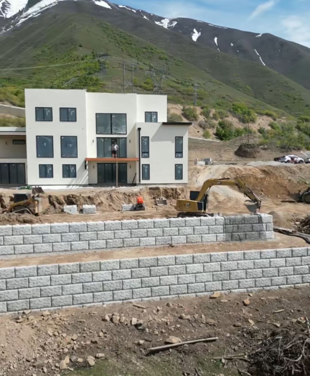 Site Preparation for Premier Rockwall & Excavating in Utah County, UT