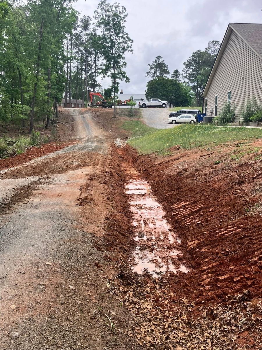 Grading for Kelley Excavation & Land Services in Anderson, SC