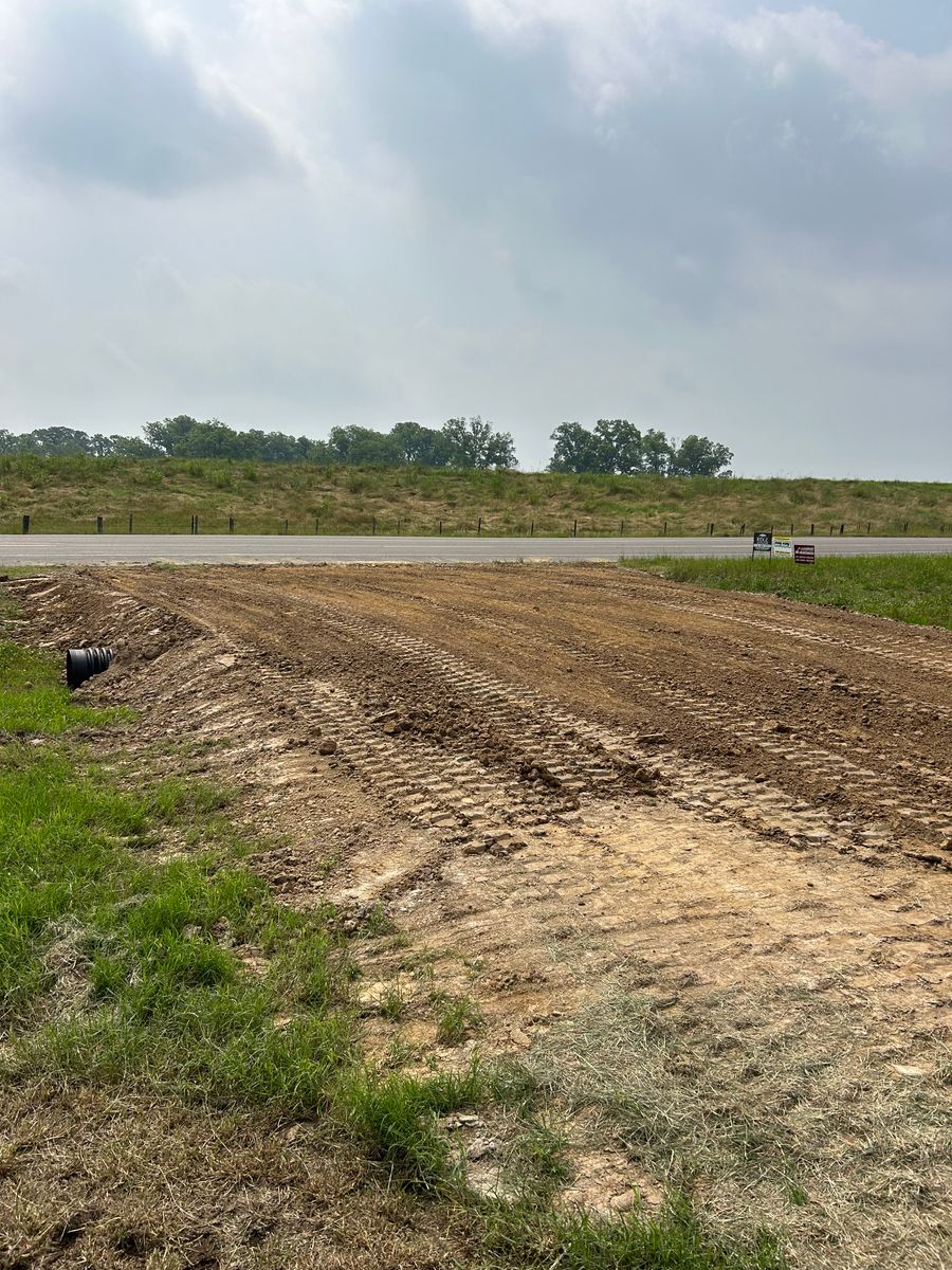 House pads & Driveway Installations for Lambert Equipment Services in Hessmer, LA