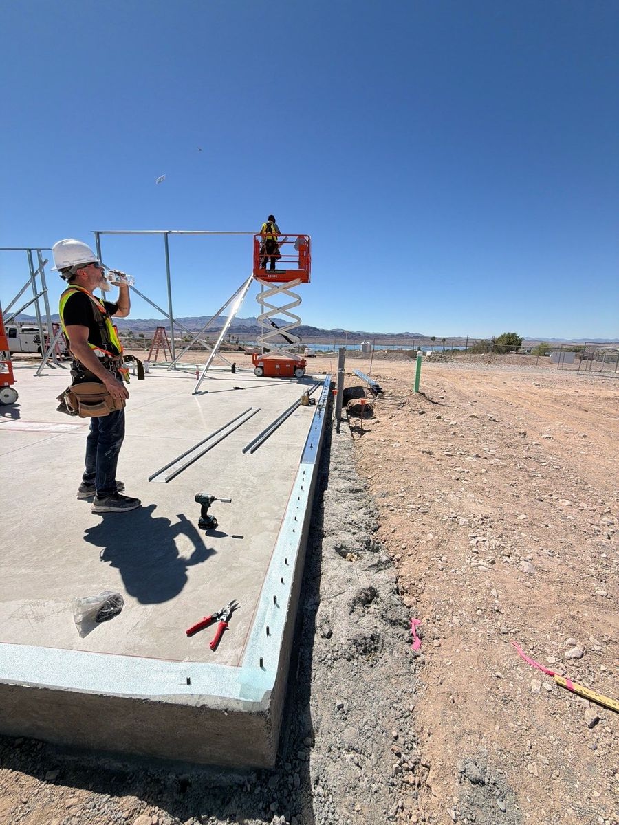 Framing for Ant Farm Construction in Kingman, AZ