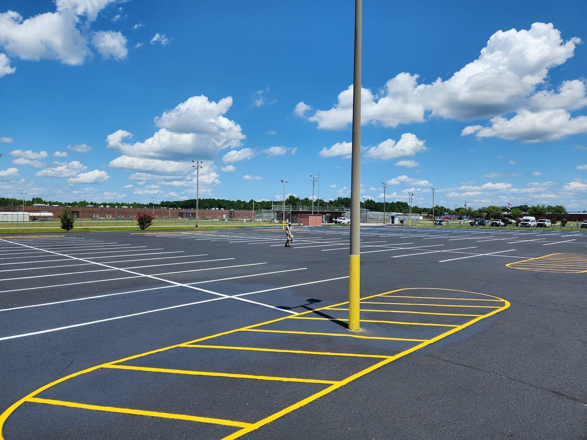 Government Work for Southeast Sealing & Striping in Bladenboro, NC