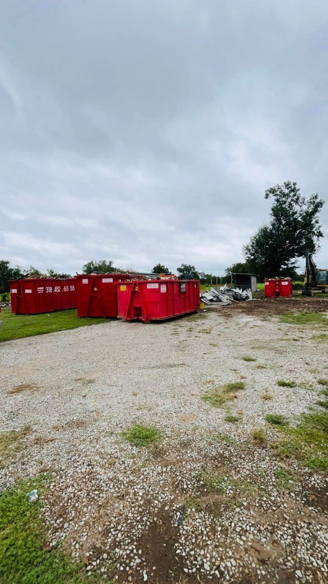 Dumpster Roll Off Rentals for Lambert Equipment Services in Hessmer, LA