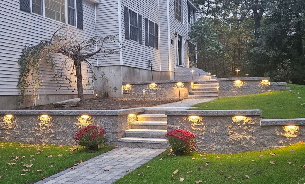 Steps for Brouder & Sons Masonry, Hardscapes, and Irrigation in North Andover, MA