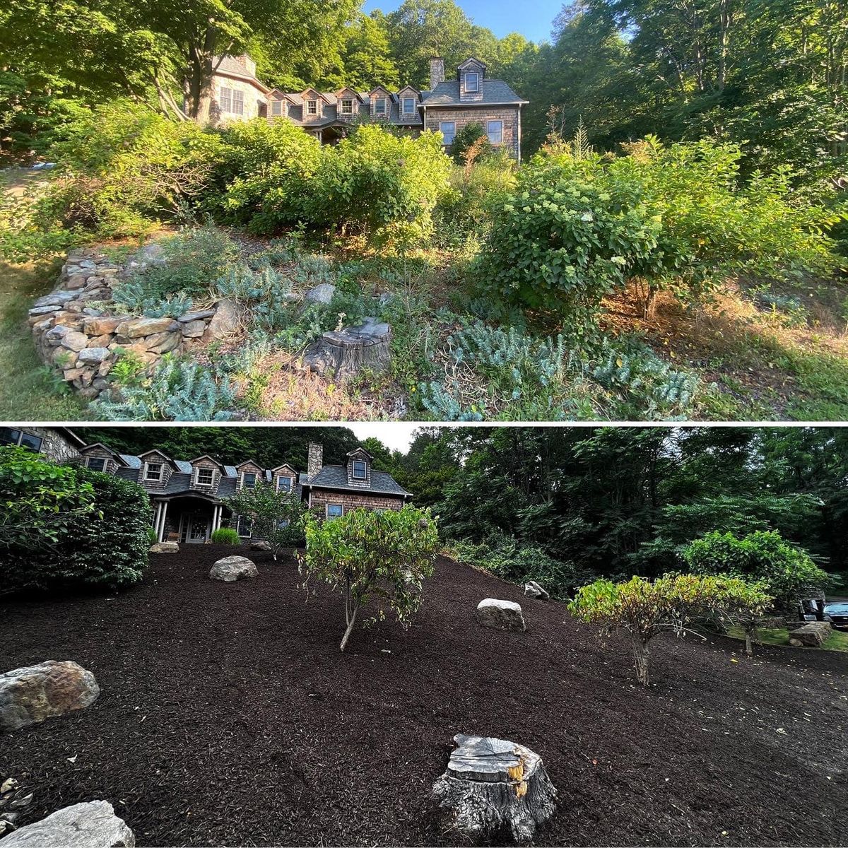 Mulch Installation for LJ Lawn & Property Maintenance, Inc. in Cold Spring, New York