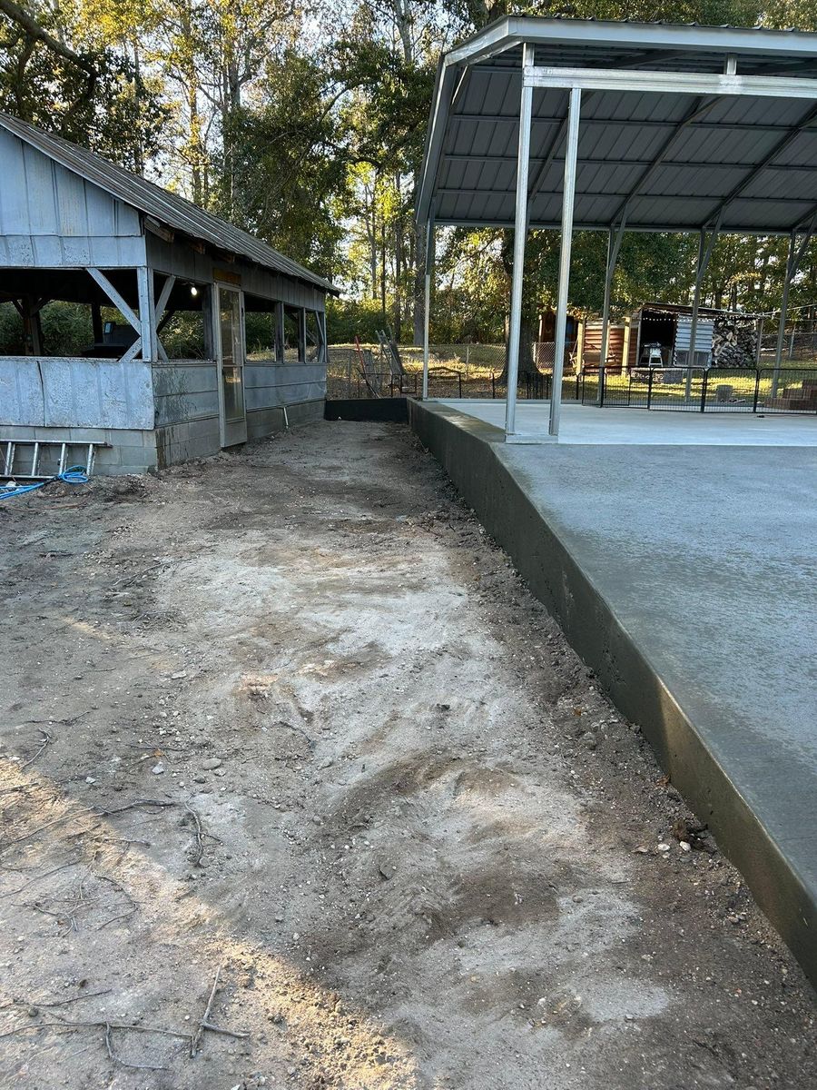 Concrete Slab Construction for Big League Concrete and Grading in Batesburg-Leesville, SC