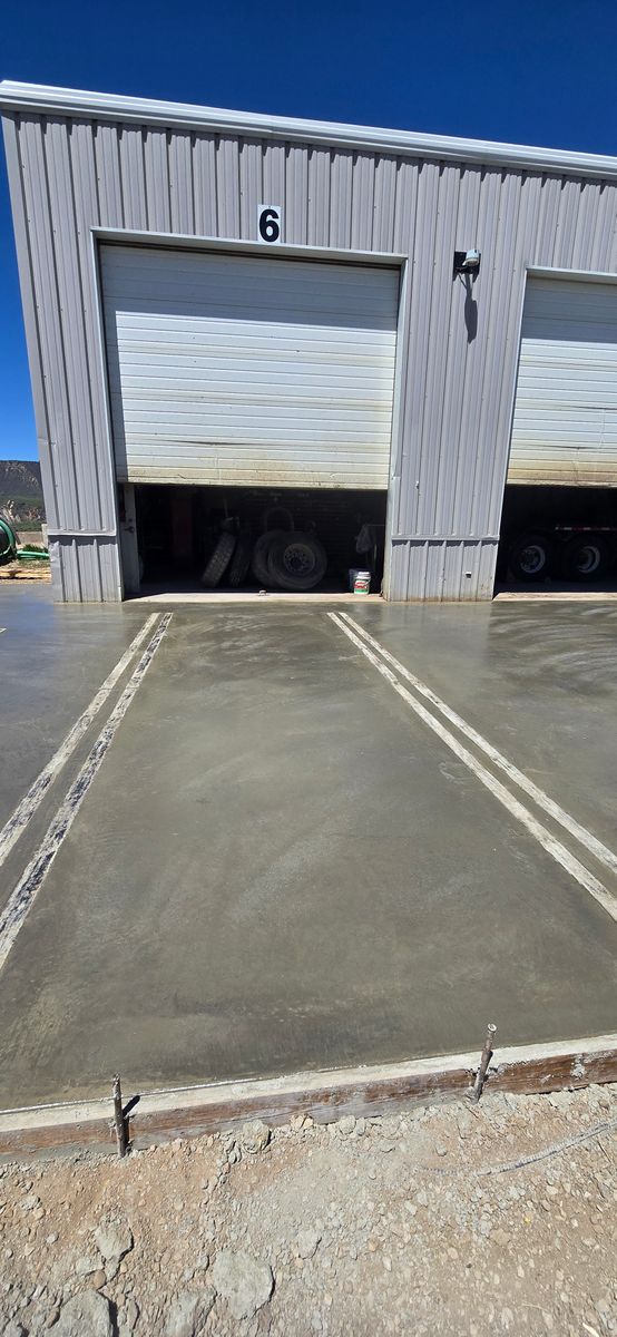 Concrete Slab Construction for Pando & Duarte Concrete LLC in Craig, CO