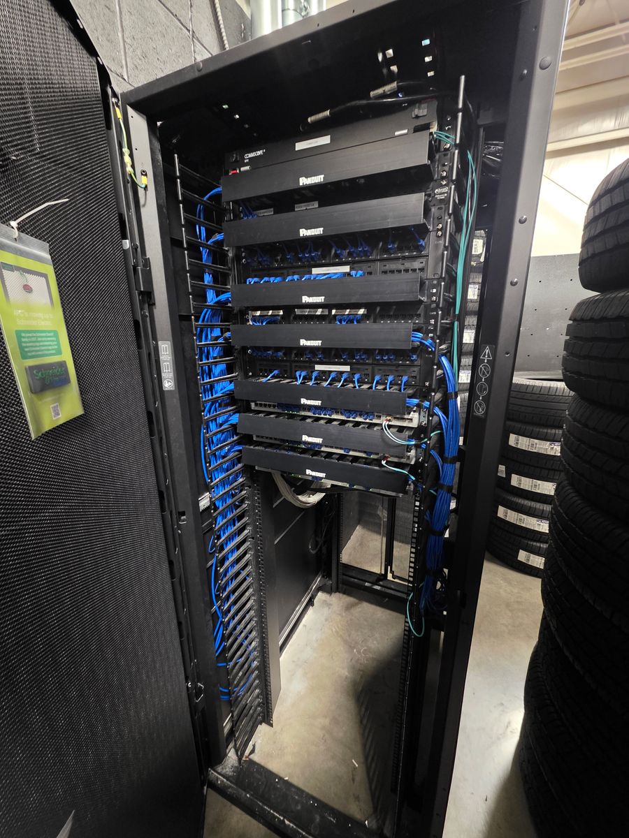 Structured Data Cabling/Network Infrastructure for White Sands Communications & Electric in Rigby, ID