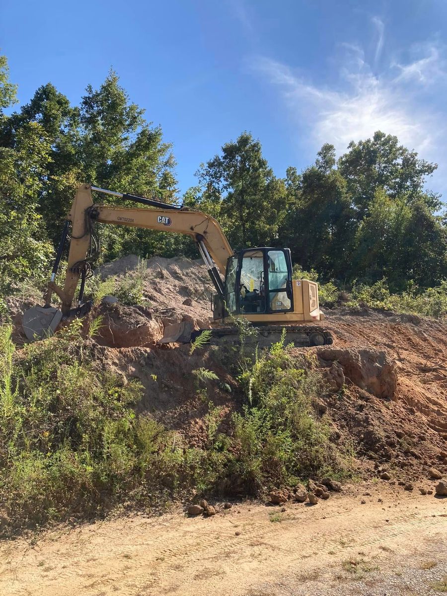 Residential & Commercial Excavation for DC Construction Company LLC in Clanton, AL