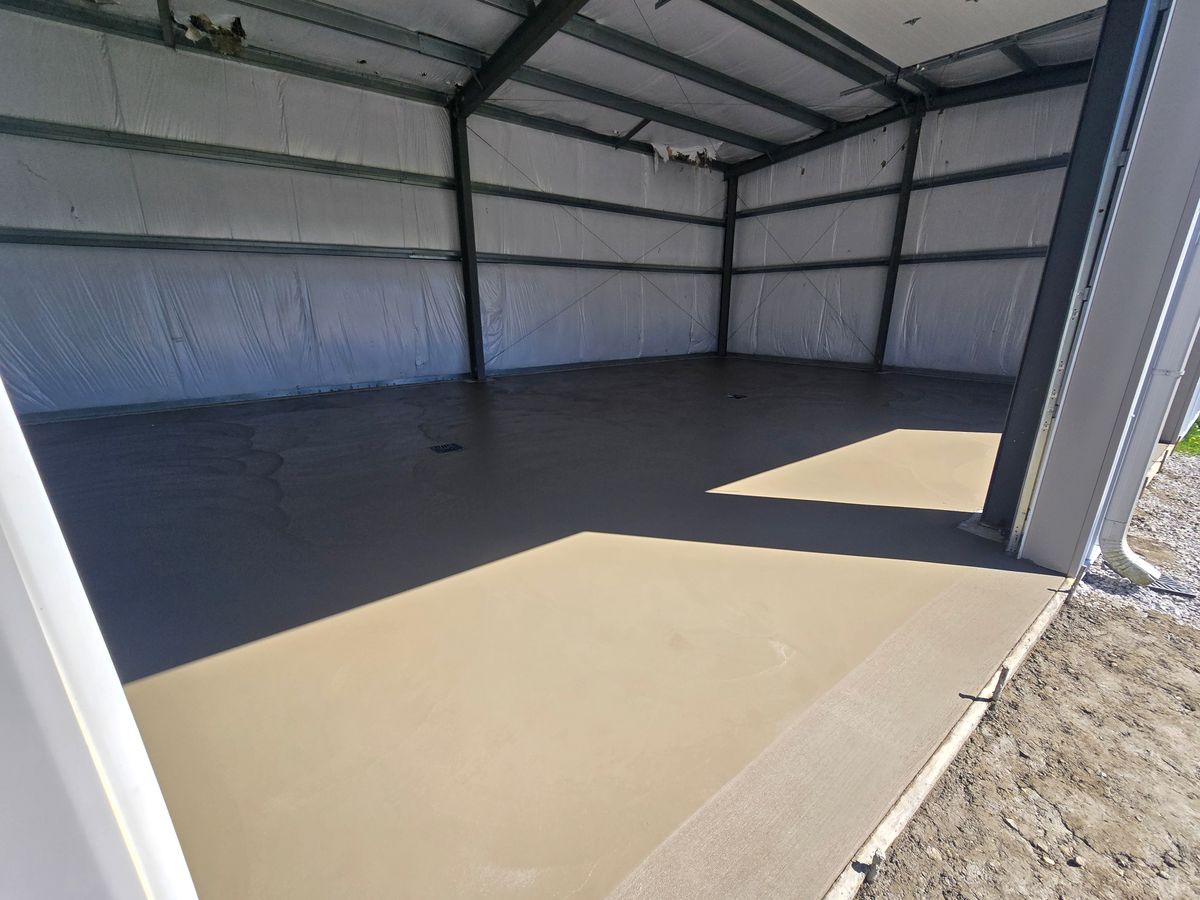 Concrete Slab Construction for Williams Custom Concrete in Poland Center, OH