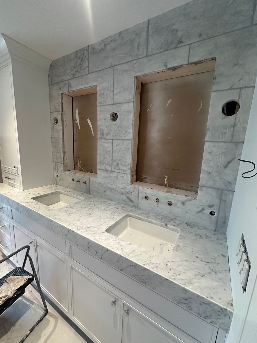 Marble Tiling for Reliable Tile & Remodeling, LLC in Boston, MA