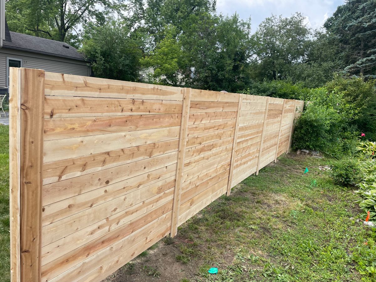 Fence Installation for TMF Services in Lapeer County, MI