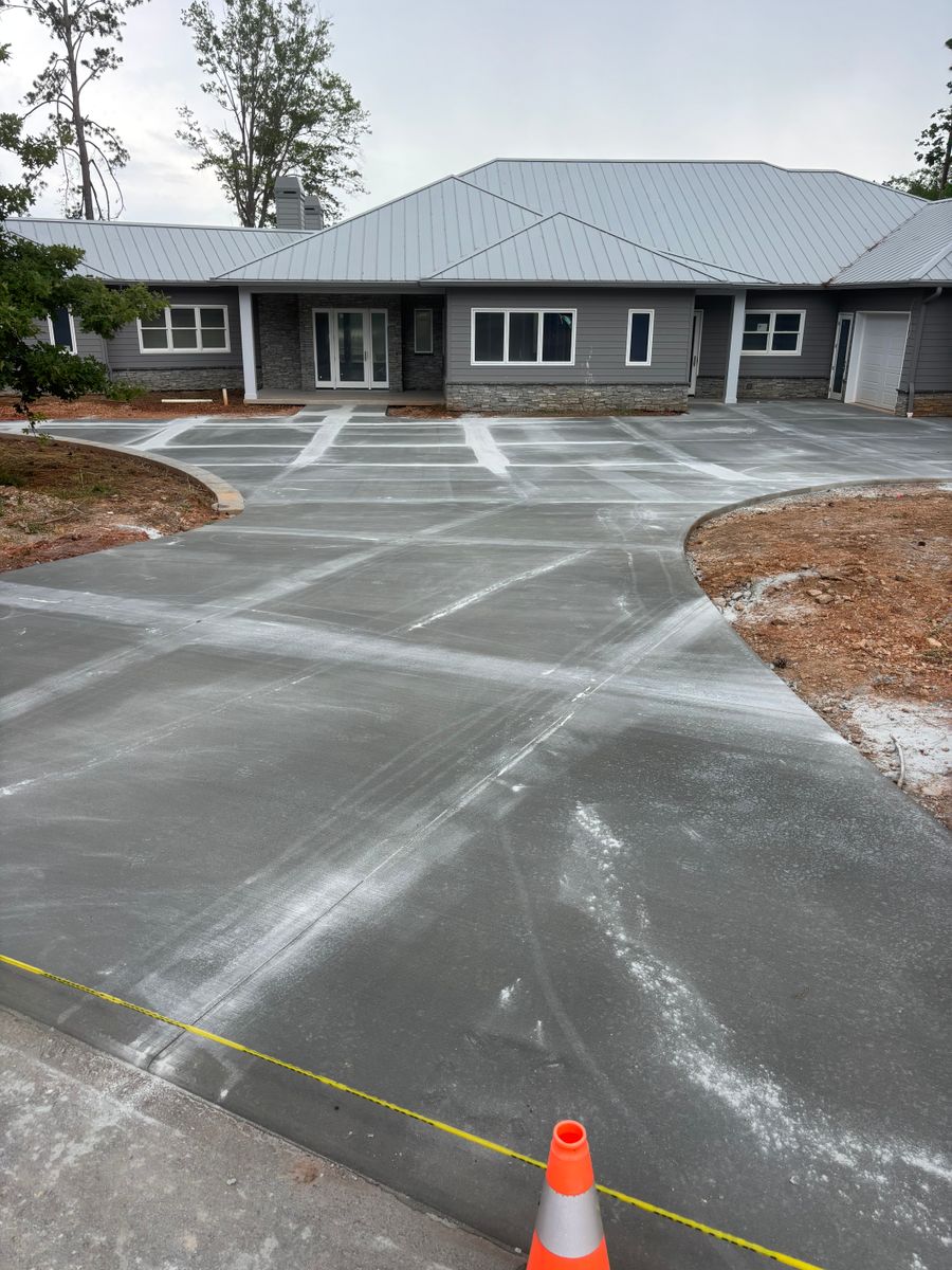 Concrete Flat Work for Baer & Sons Concrete in Greenwood County, SC