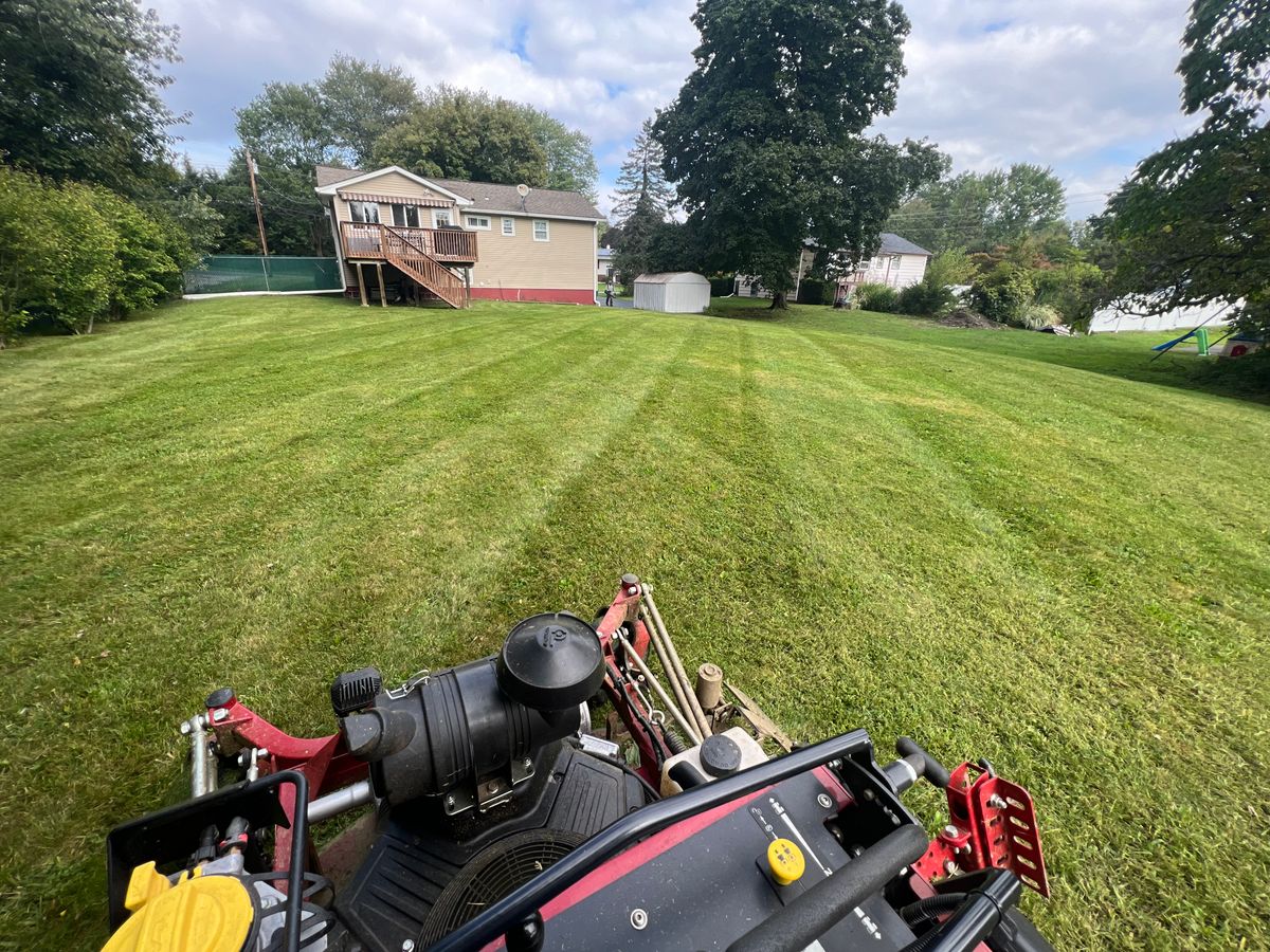 Weekly Lawn Maintenance for Perillo Property maintenance in Poughkeepsie, NY