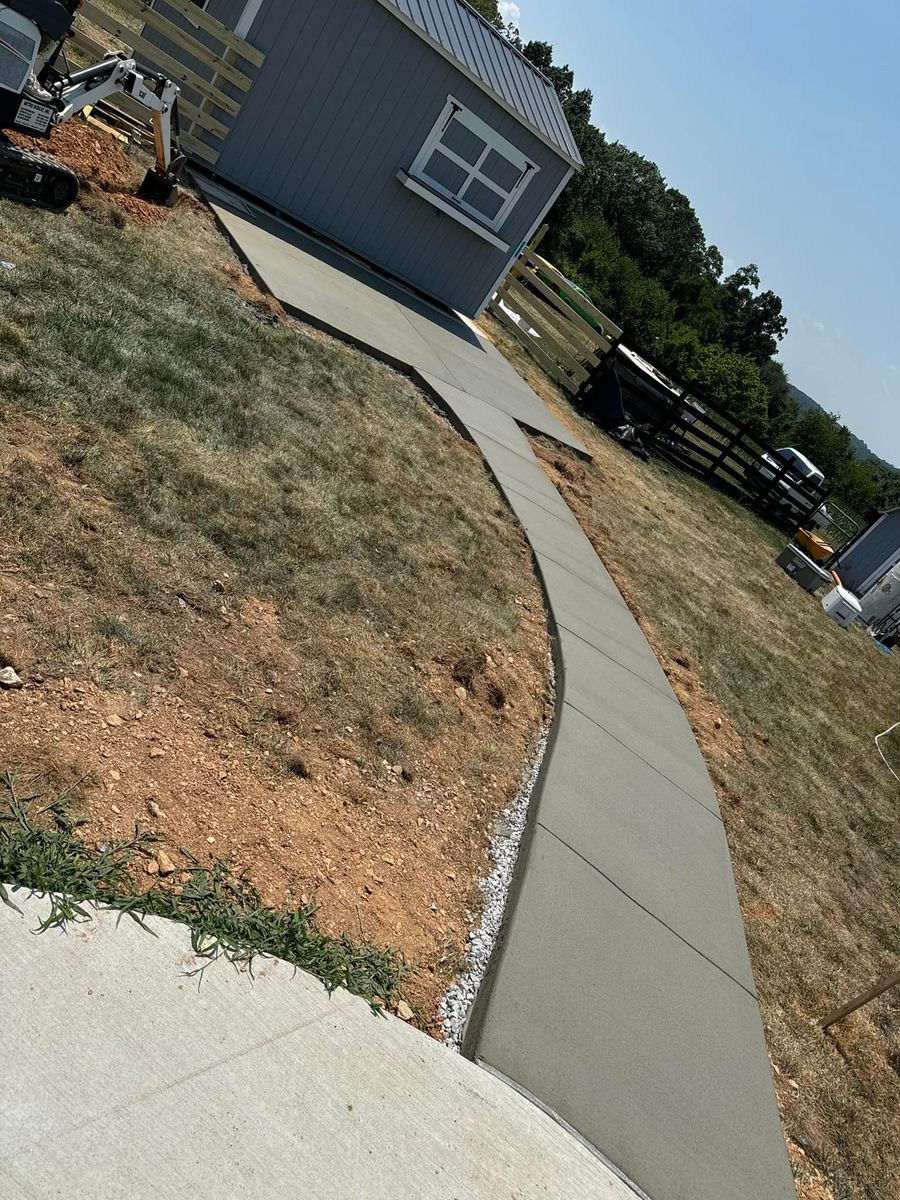 Sidewalk Installation for Moat Concrete Construction in Westminster,  MD