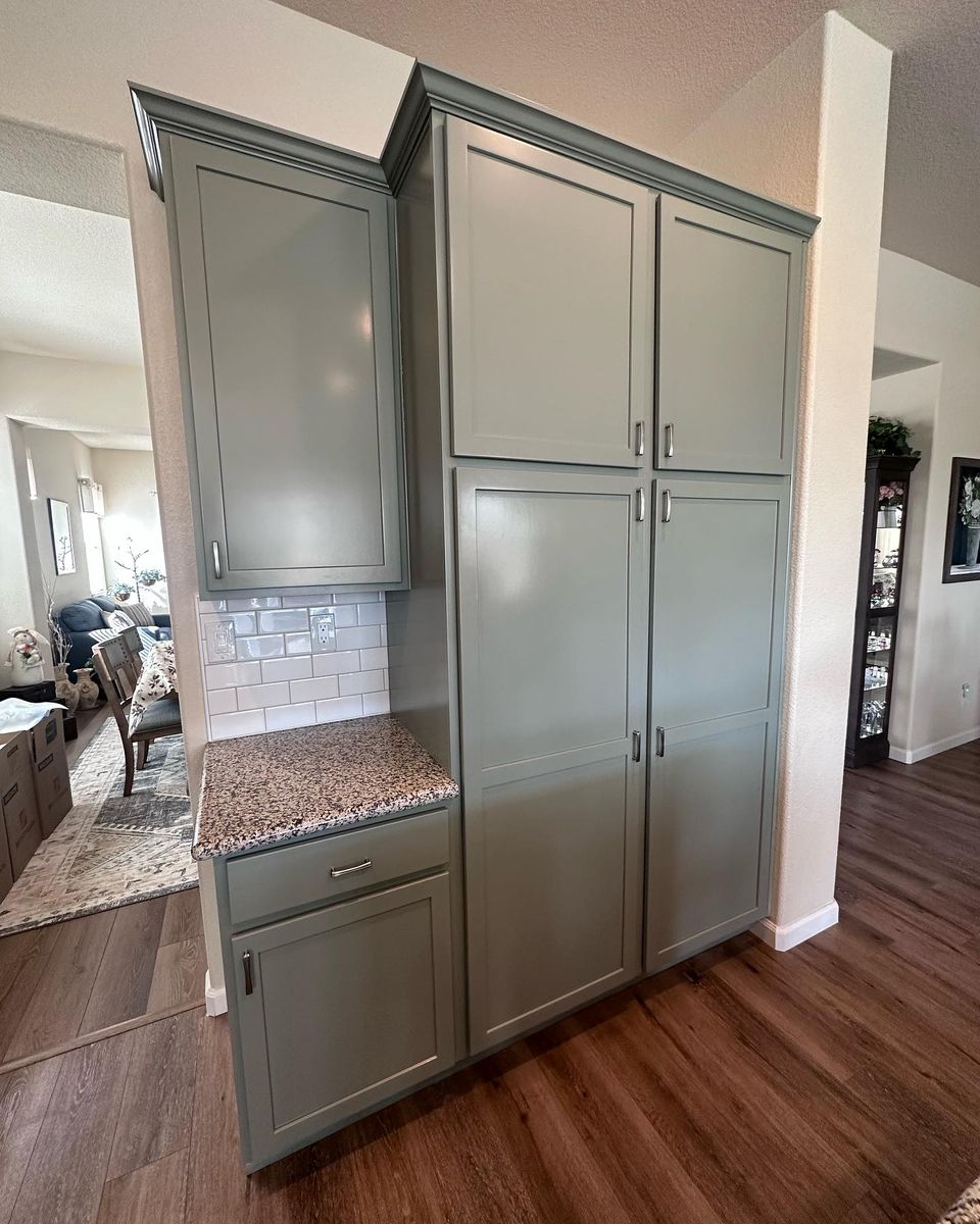 Kitchen and Cabinet Refinishing for Sergio’s Custom Painting in Carson City, NV