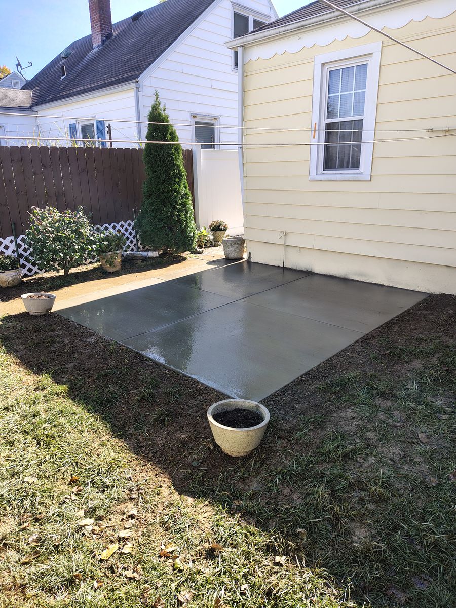 Concrete Installation for W.A. Concrete & Home Projects in Richmond, IN