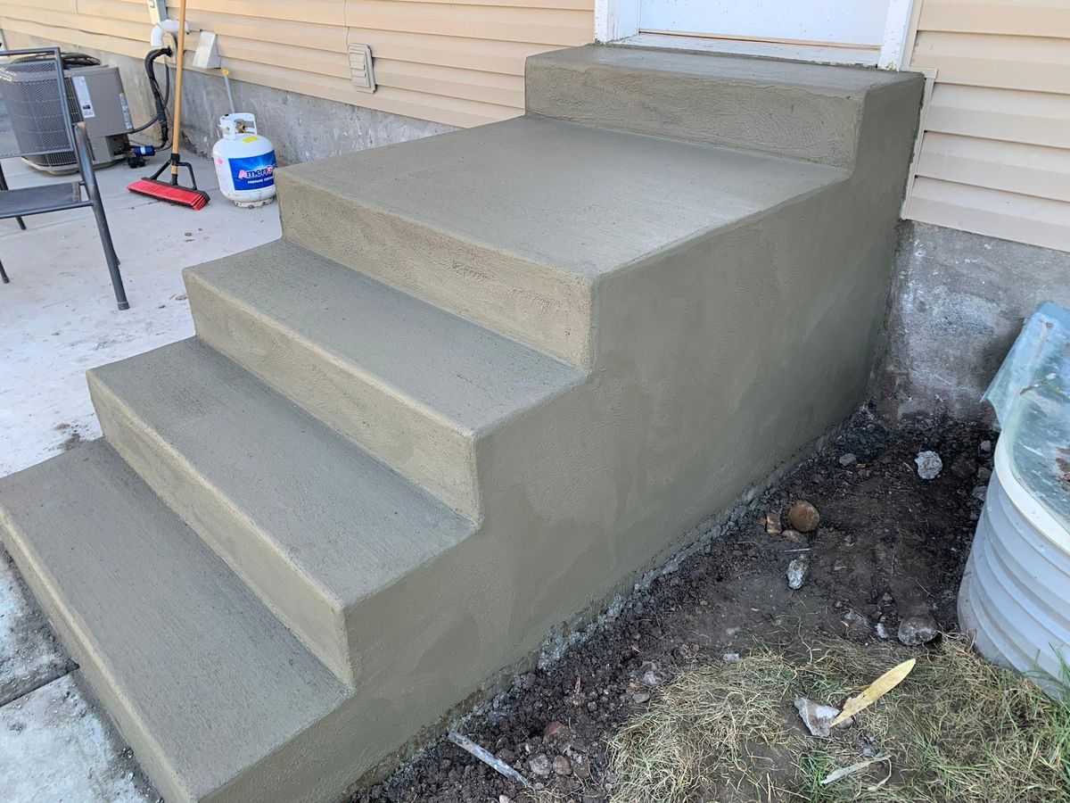 Stair Design & Installation for Diamond Peak Concrete in Garland, UT