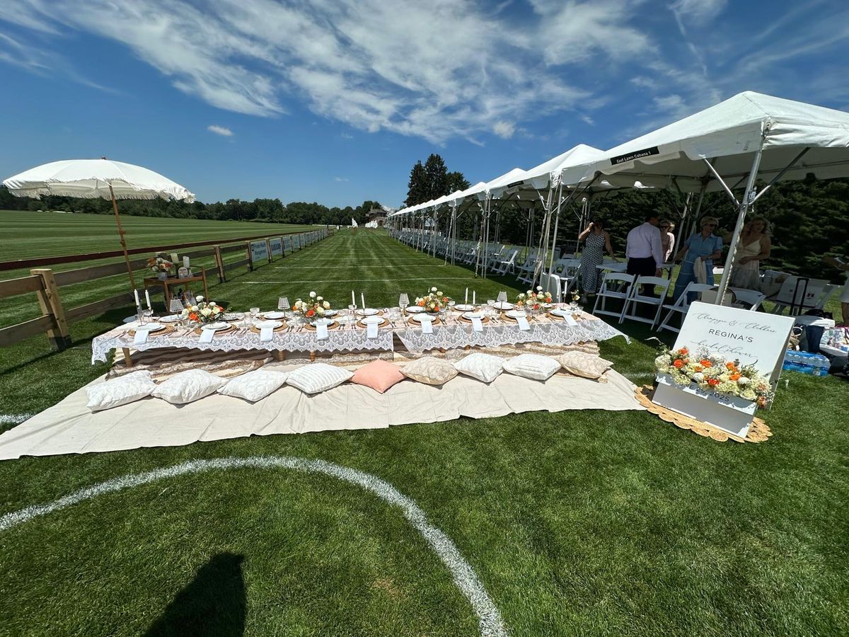 FLOWER BOX WELCOME SIGN for Pink Tree Picnic in Hartford, CT