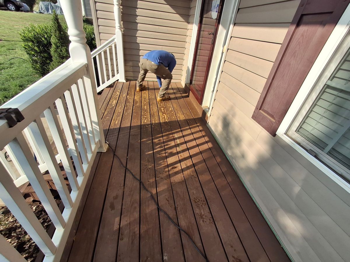 Deck Construction for P Martinez Painting in Salem, VA