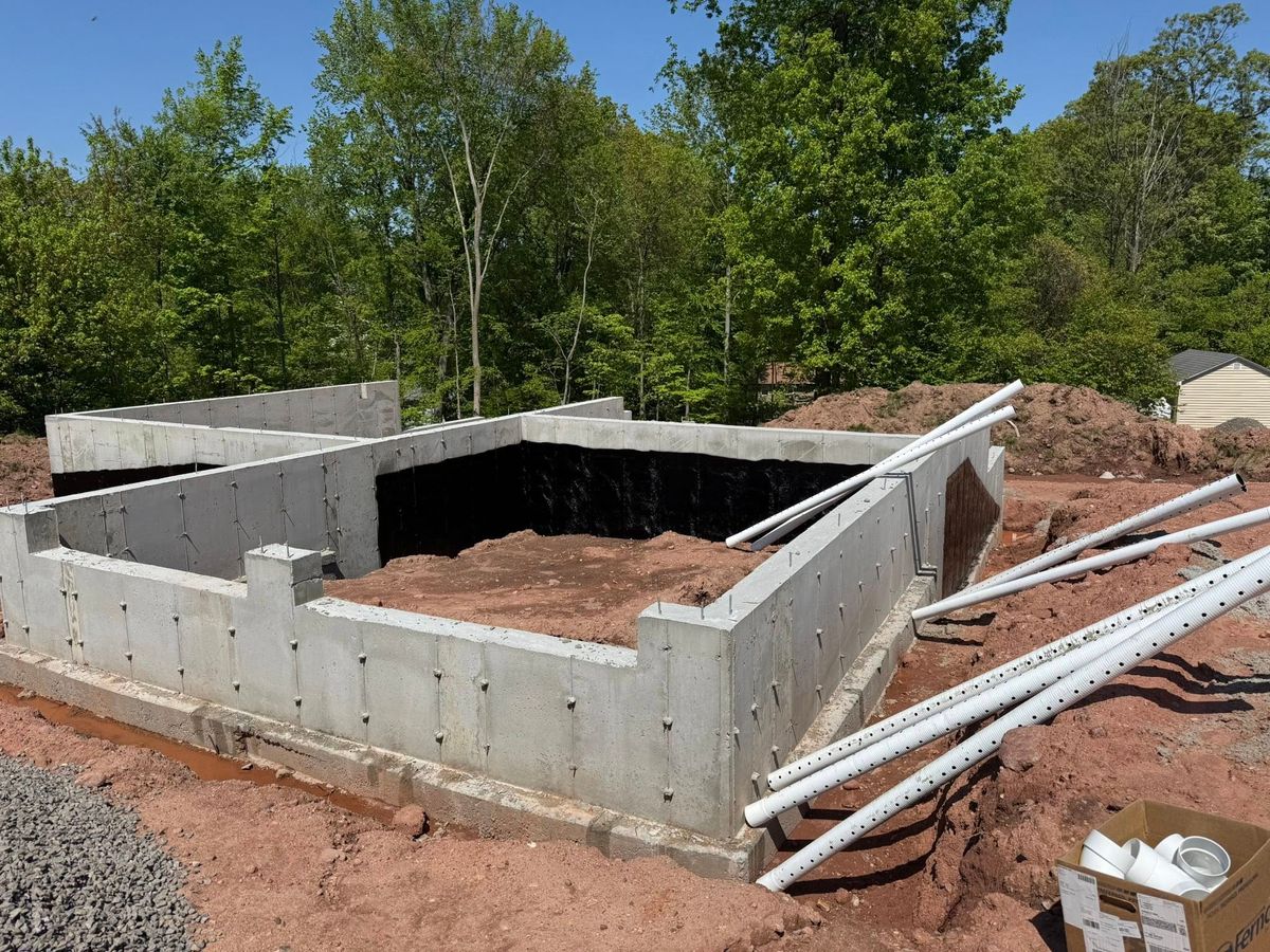 Underground utilities for Triple C’s Excavation in Ashford, CT