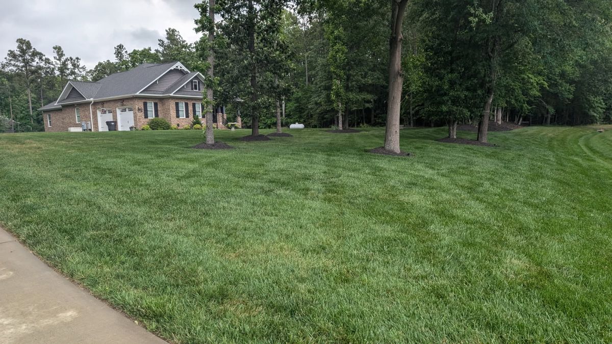 Mowing for E-Z Care Lawn Service in Prince George, VA