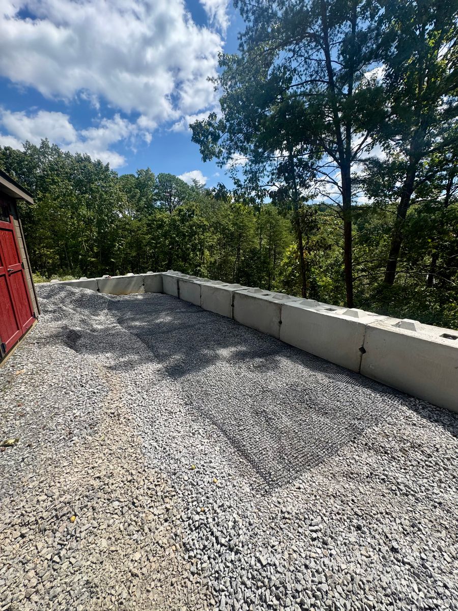 Retaining Walls for Grayson Groundworks in Sevierville, TN