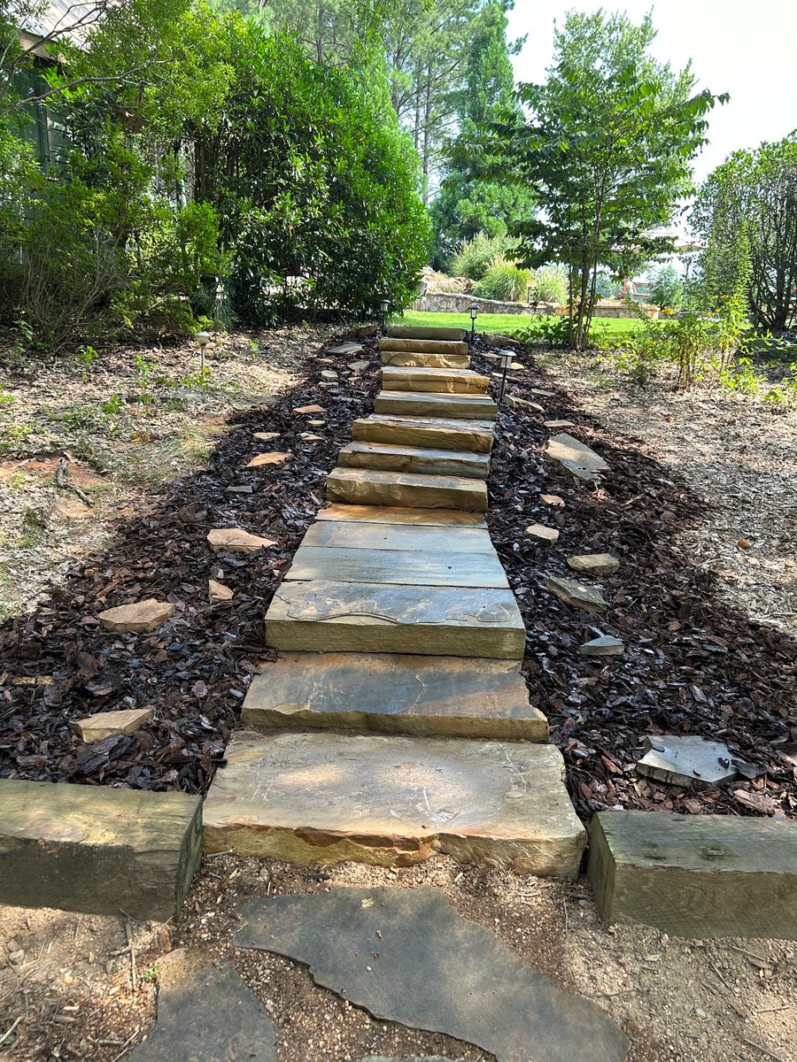 Landscaping Installs for E&T Outdoor Pros in LaGrange, GA