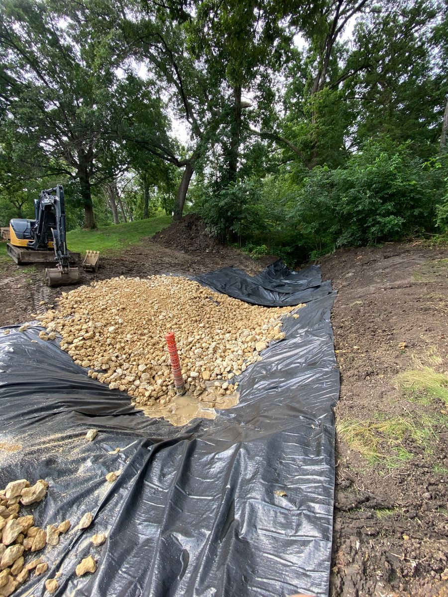 Patio Design & Installation for TDC Excavating in Dubuque, IA