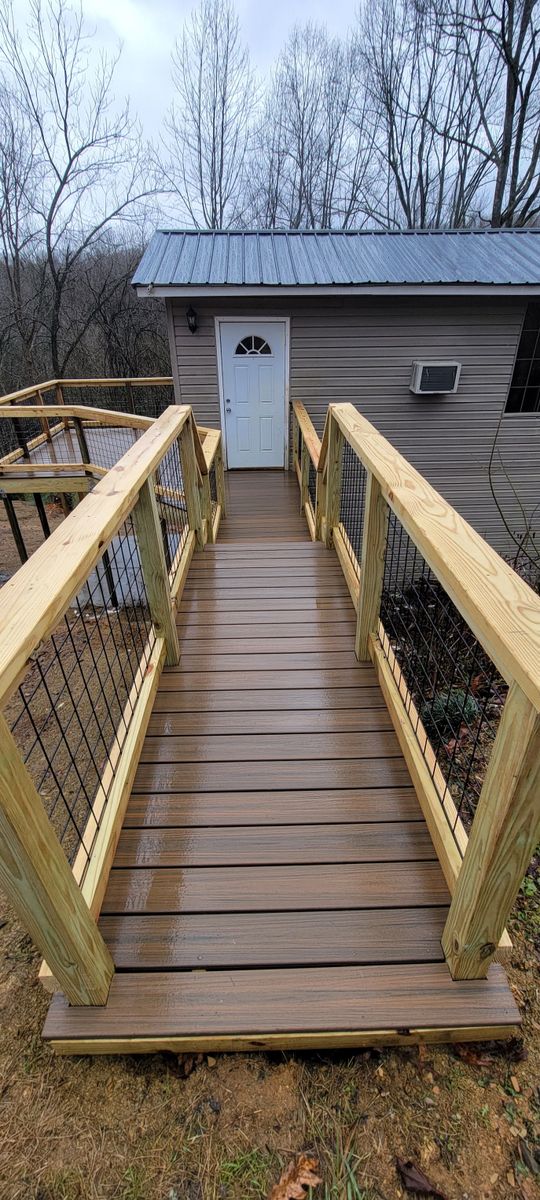 Deck & Patio Installation for Middle Man Construction in Fall Branch, TN