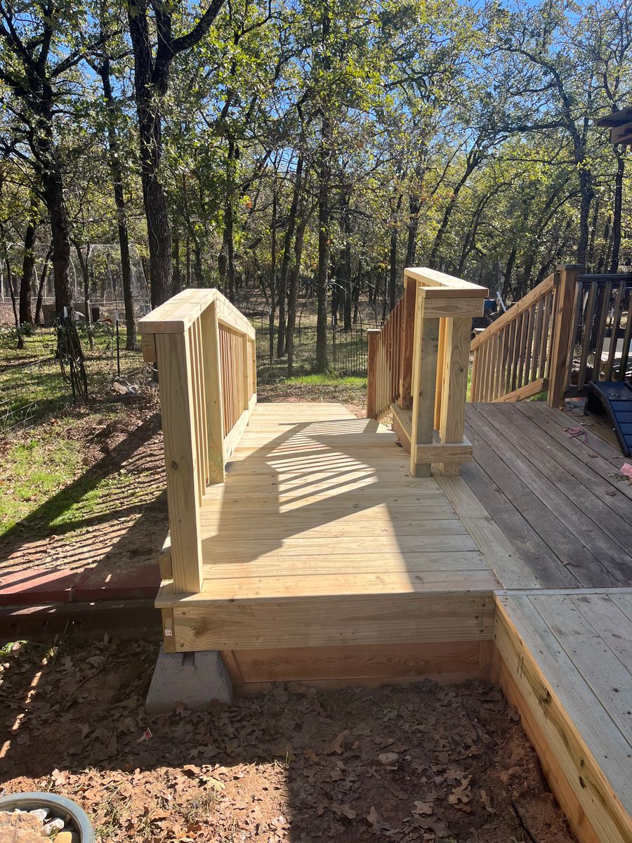 Decks & Porches for BAKER Carpentry in Joshua, TX