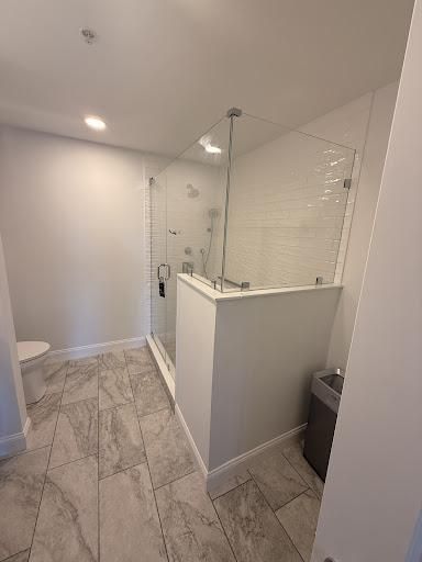 Bathroom renovations for Bassett Construction in Groveland, MA