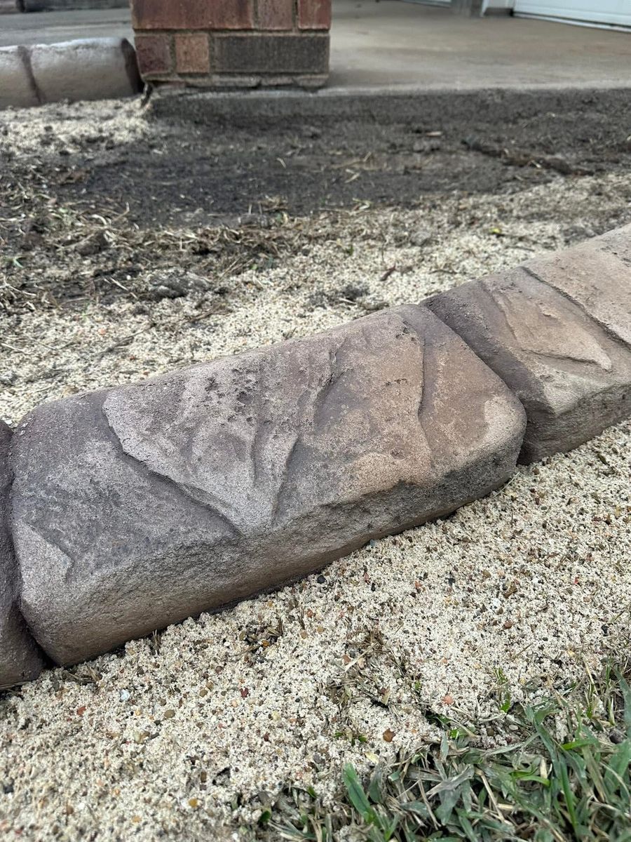 Landscaping for Texas Curb N Borders in Houston, TX