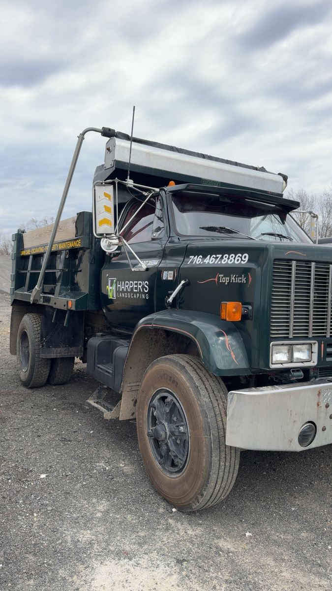 Material Deliveries for Harpers Landscaping in Fredonia, NY