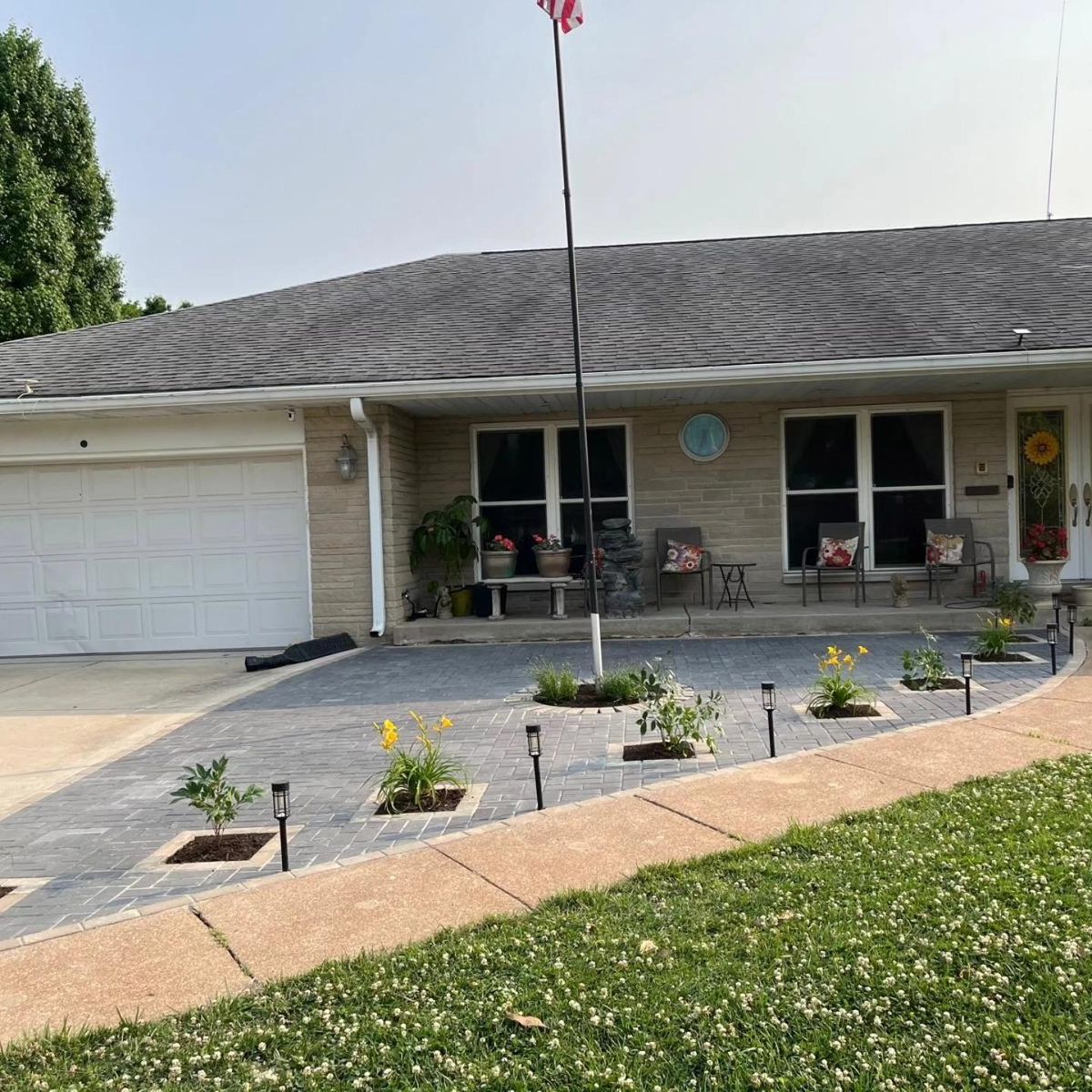 Landscape Installation for VQ Land & Stone in St. Louis, MO