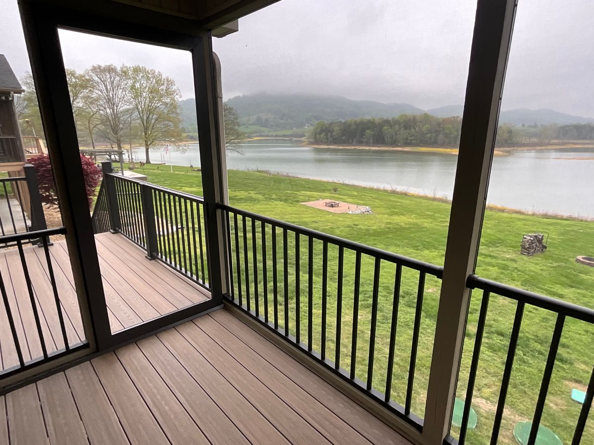 Screen Porch Installation for Deck Escapes and Outdoor Living  in Knoxville, TN