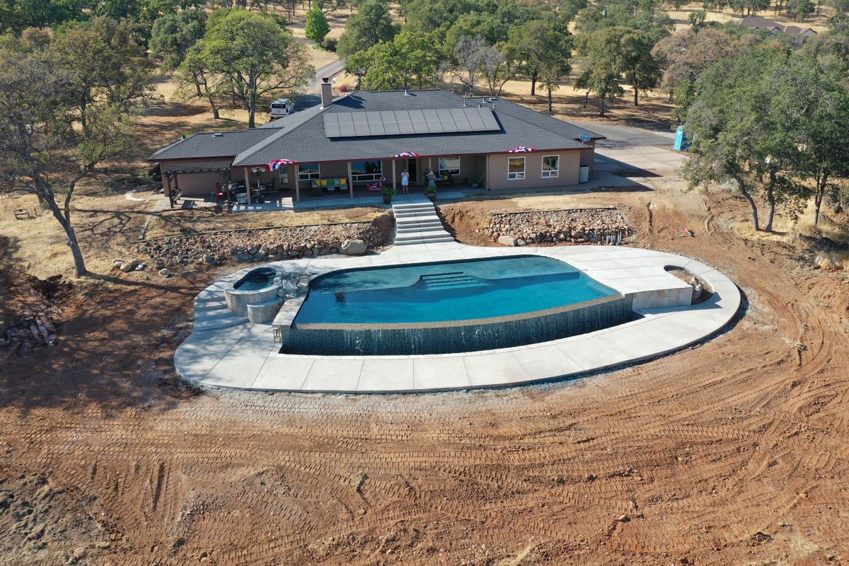 Custom Pool Construction for Western Pools Inc in Marysville, CA