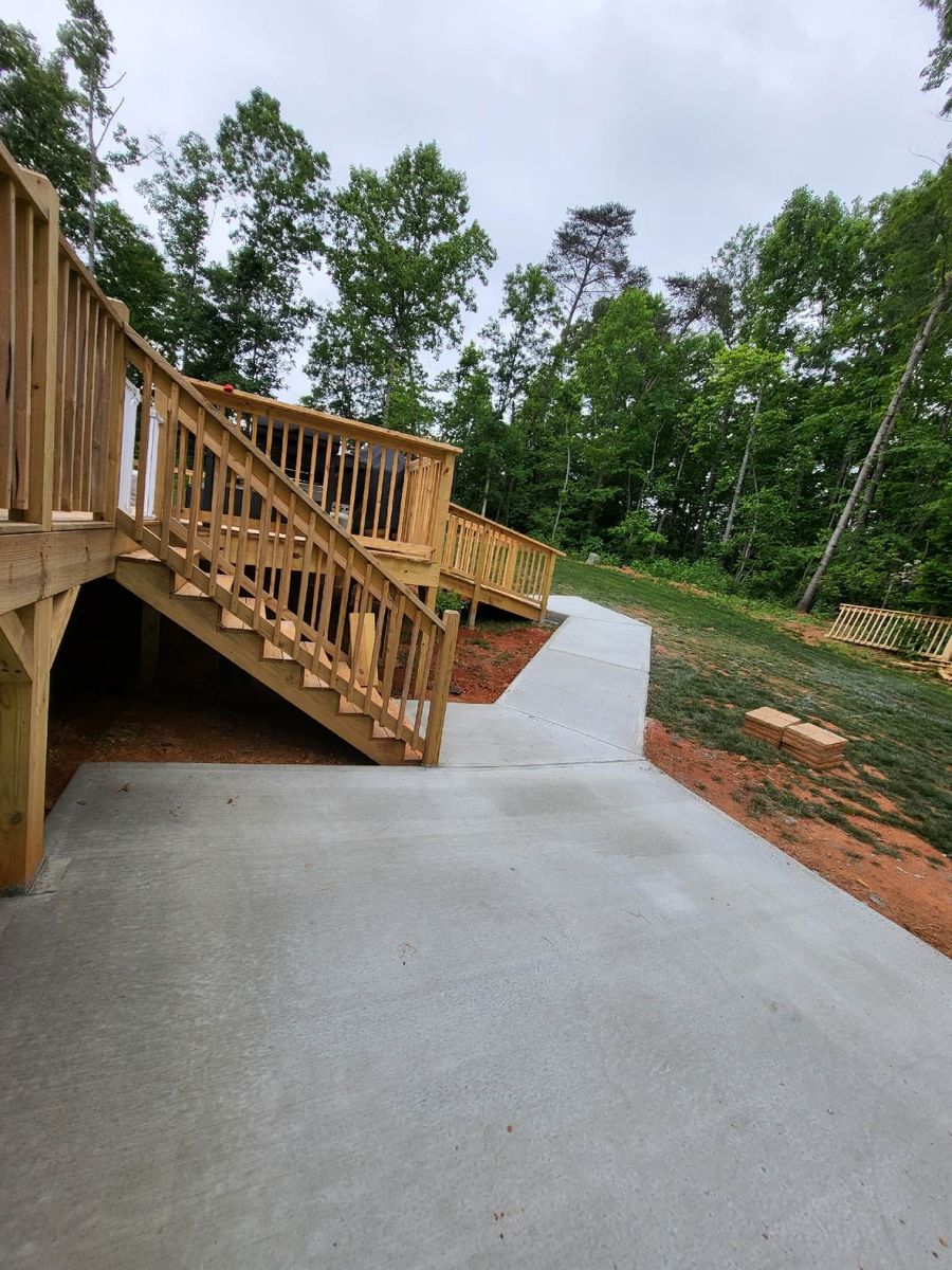 Patio Design & Construction for Miilan Construction in Boonville, NC