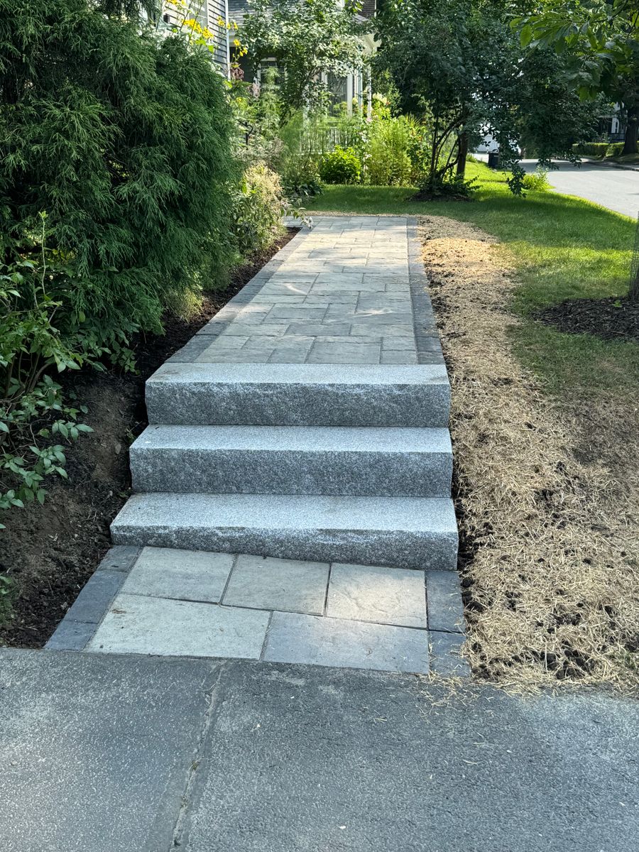 Walkways for Clifford’s Quality Tree Care & Landscaping in Enfield, NH